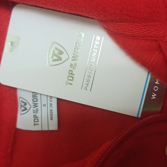 NWT Ohio State Buckeyes Top of the World peak polar full zip fleece - Picture 3 of 3